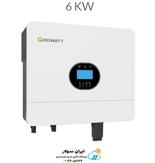 سانورتر 6KW برند Growatt مدل SPF 6000 Es Plus